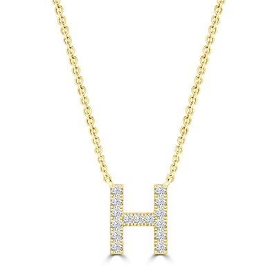 Diamond Letter Necklace | Pre-Order