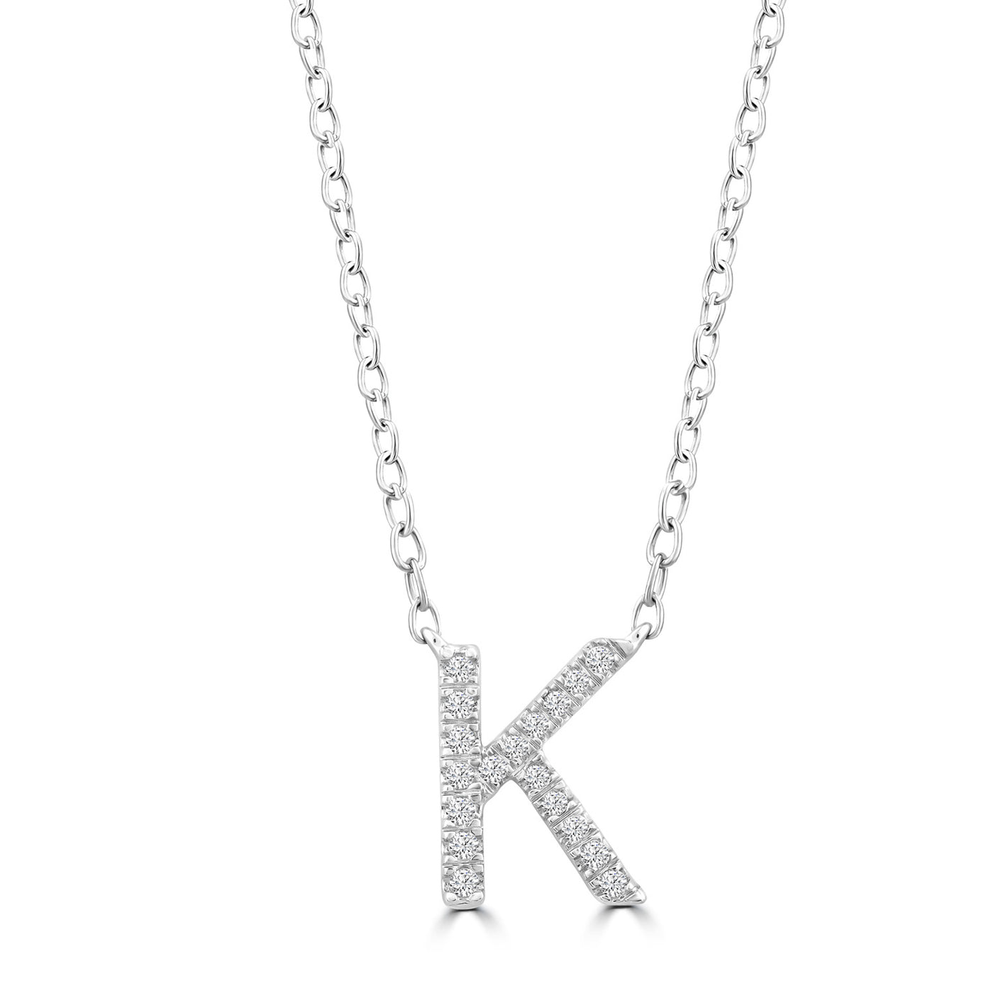 Diamond Letter Necklace | Pre-Order