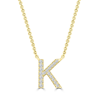 Diamond Letter Necklace | Pre-Order