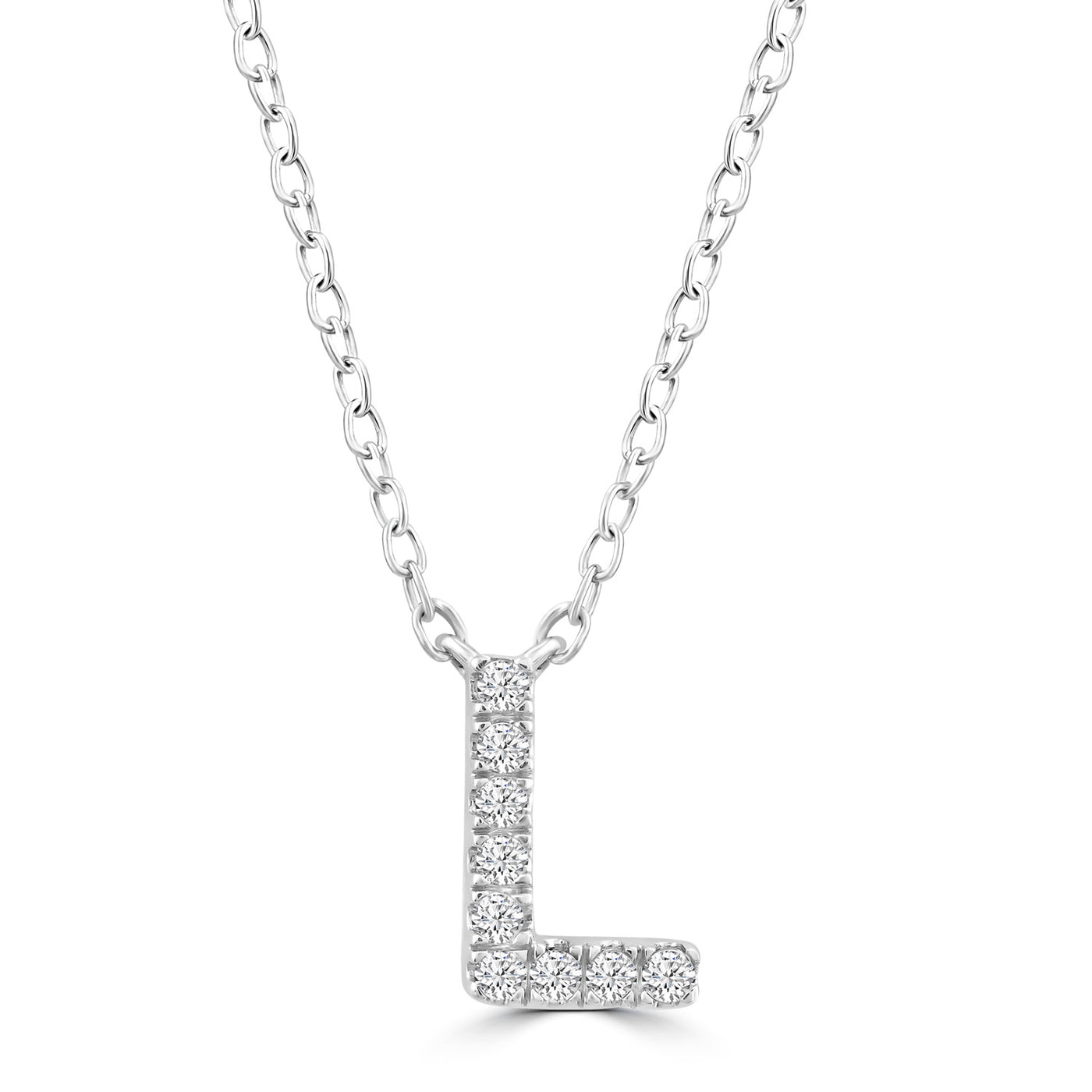 Diamond Letter Necklace | Pre-Order