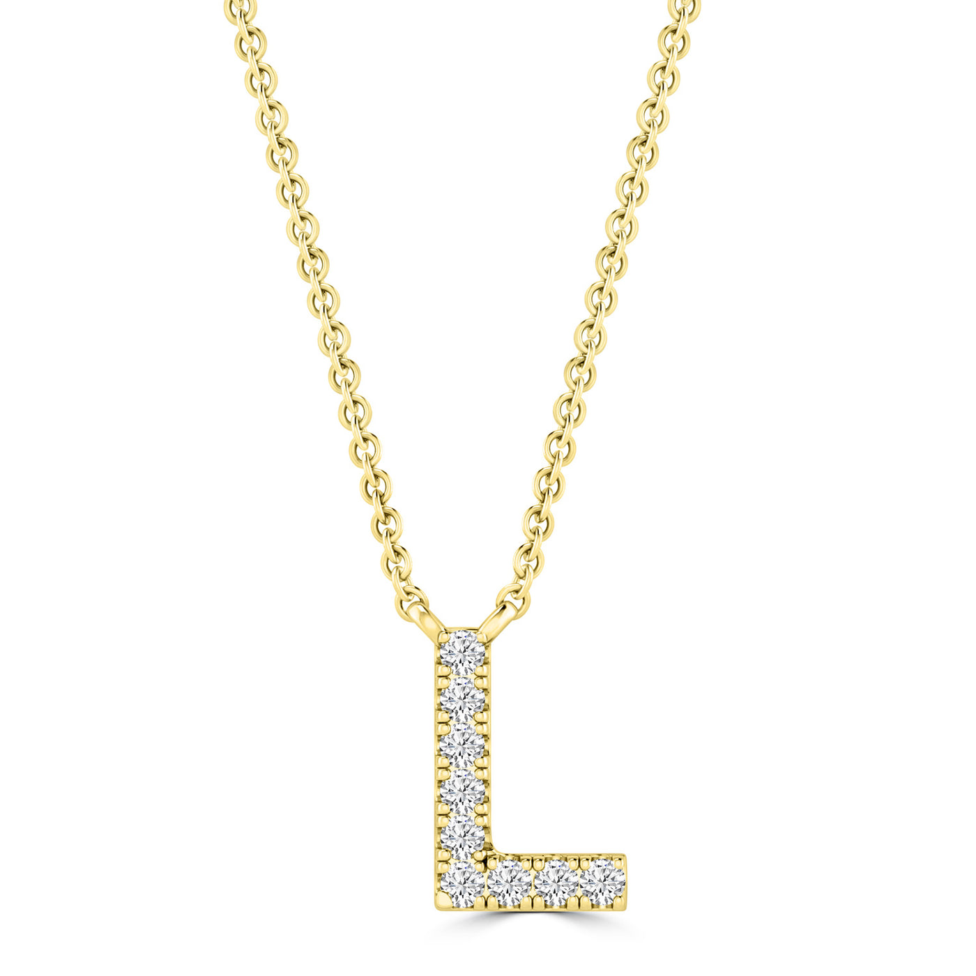 Diamond Letter Necklace | Pre-Order