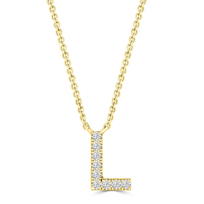 Diamond Letter Necklace | Pre-Order