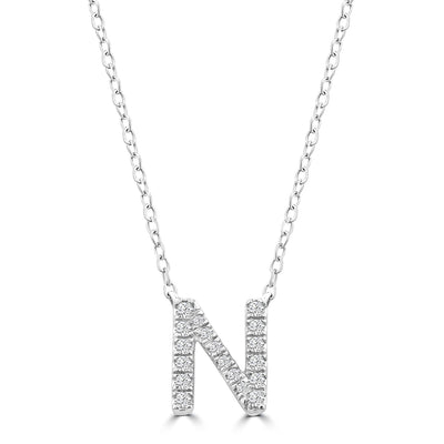 Diamond Letter Necklace | Pre-Order