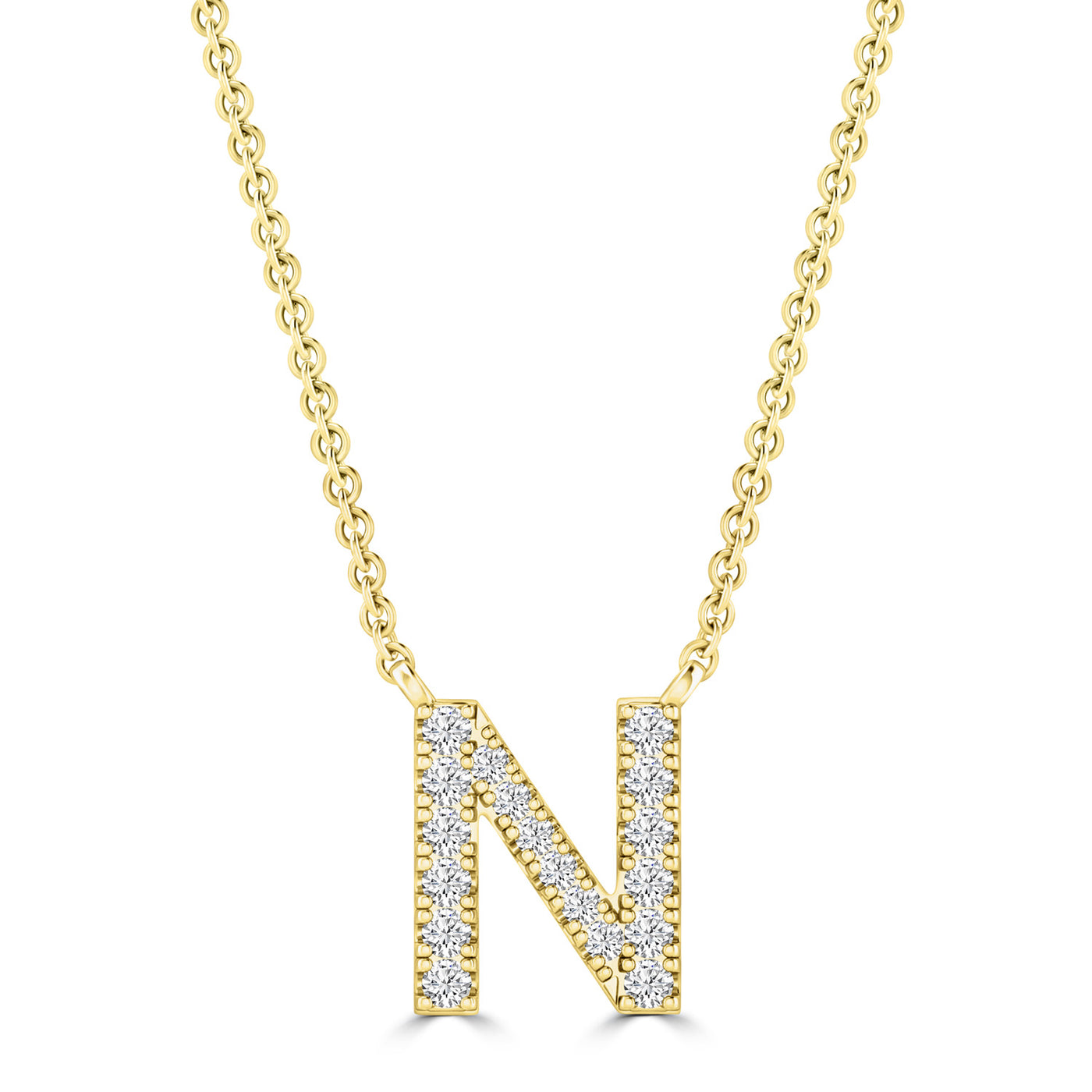 Diamond Letter Necklace | Pre-Order