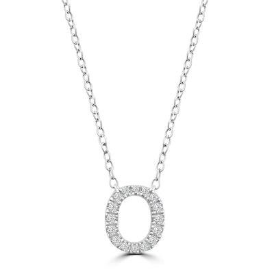 Diamond Letter Necklace | Pre-Order