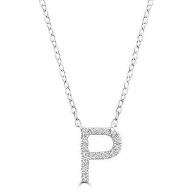 Diamond Letter Necklace | Pre-Order