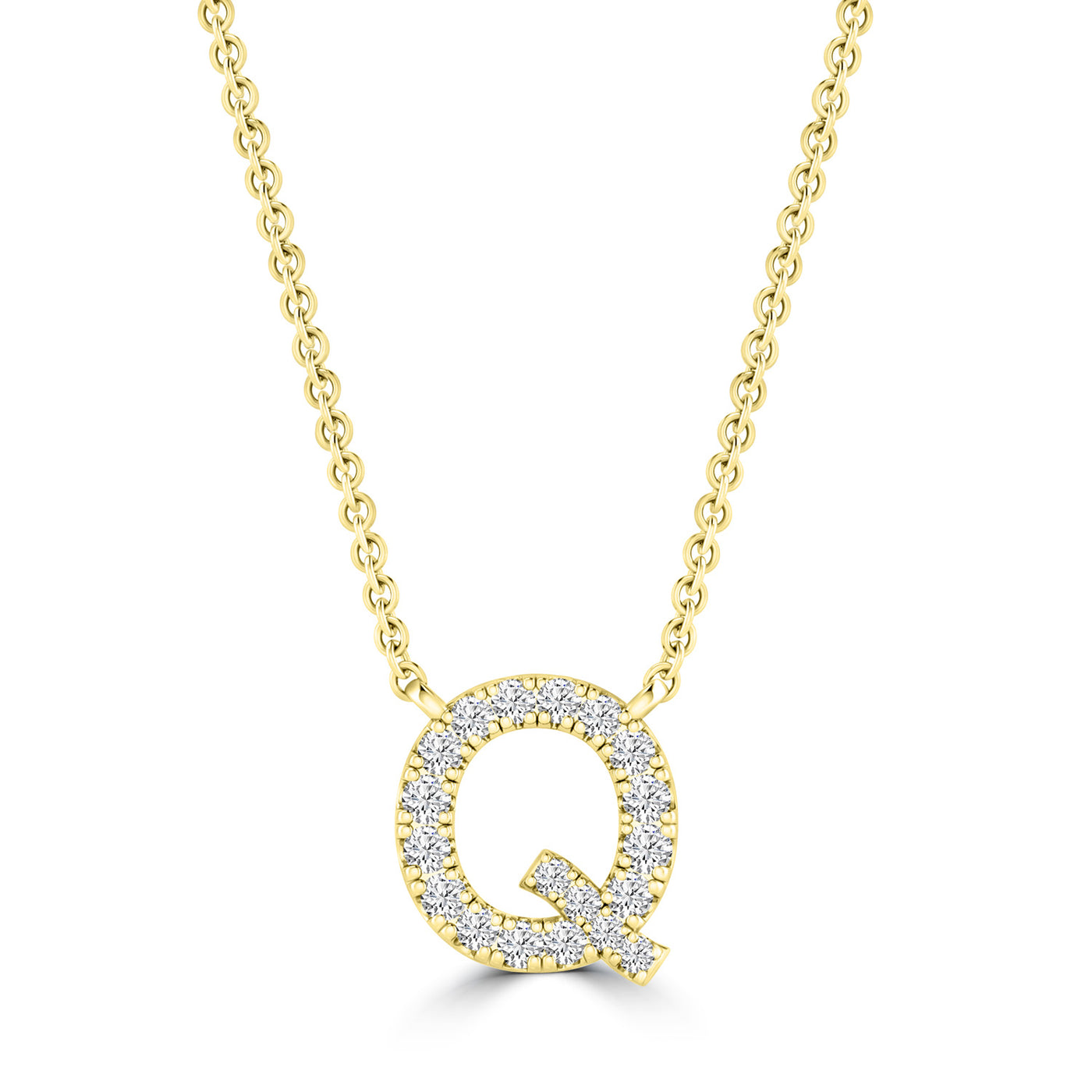 Diamond Letter Necklace | Pre-Order