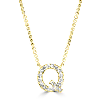 Diamond Letter Necklace | Pre-Order