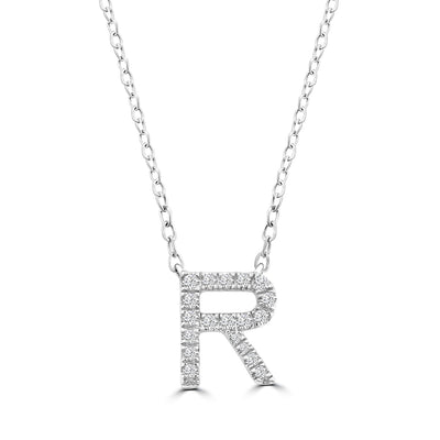 Diamond Letter Necklace | Pre-Order