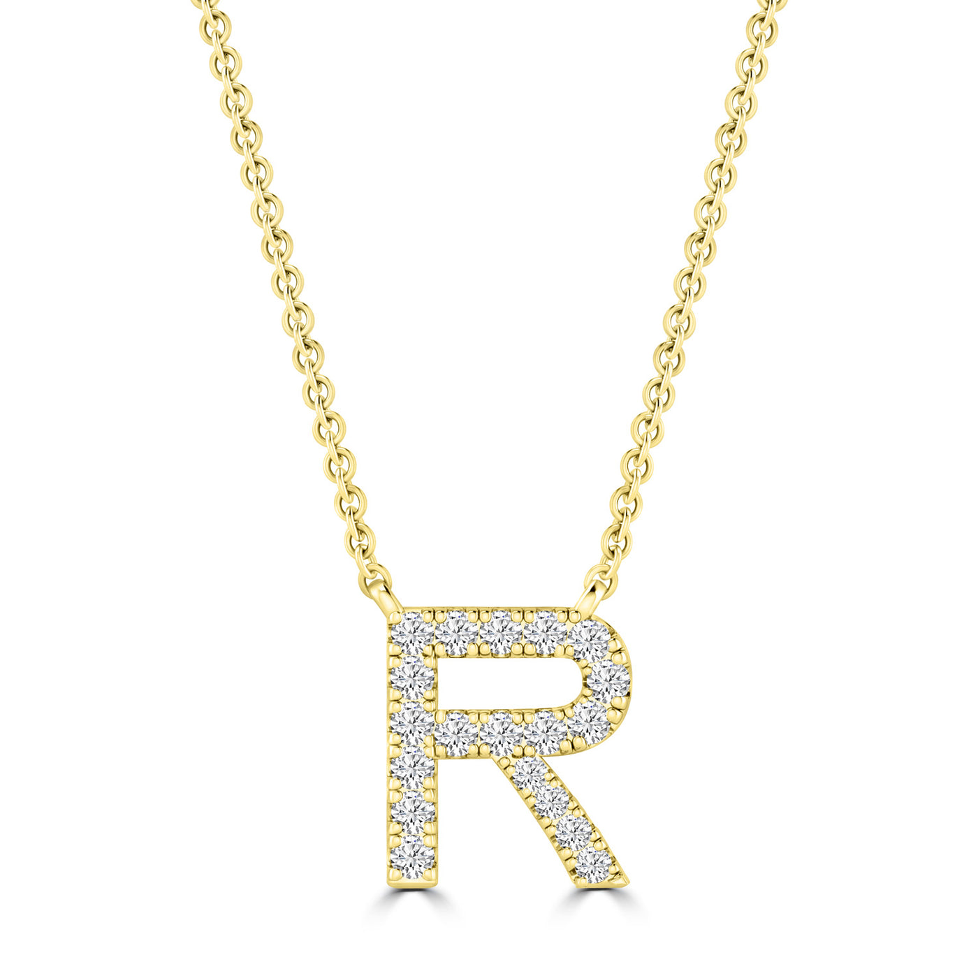 Diamond Letter Necklace | Pre-Order