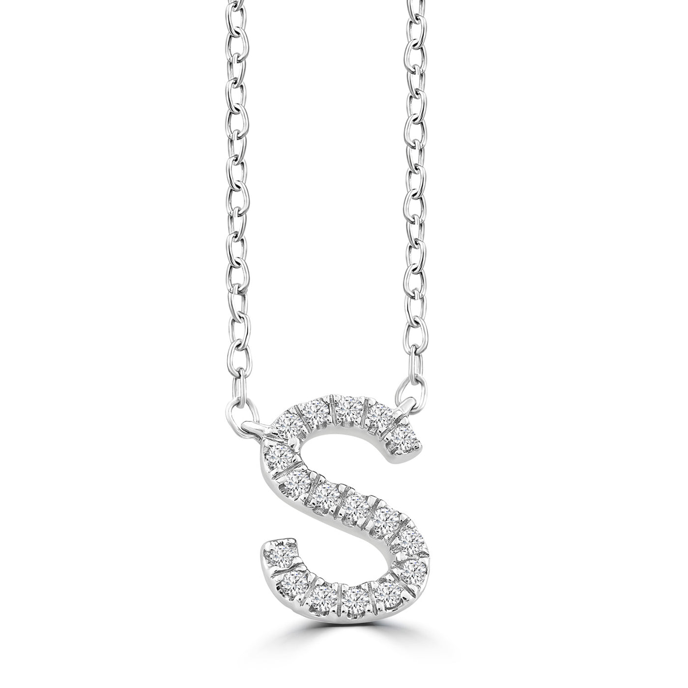 Diamond Letter Necklace | Pre-Order