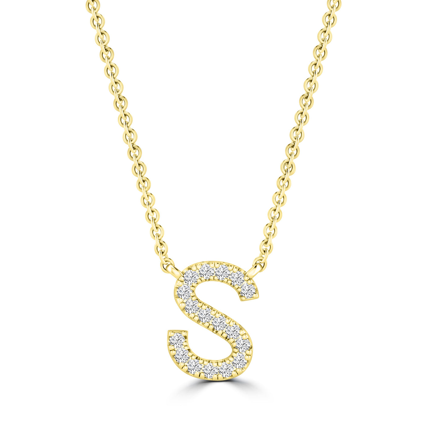 Diamond Letter Necklace | Pre-Order