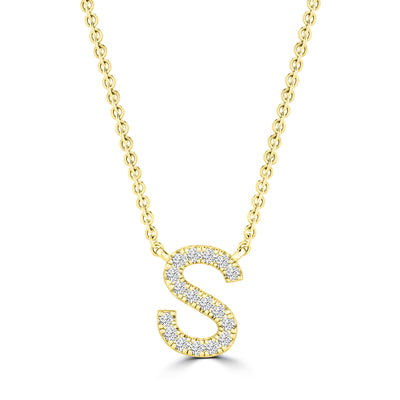 Diamond Letter Necklace | Pre-Order