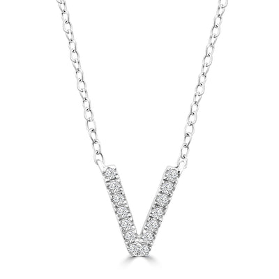 Diamond Letter Necklace | Pre-Order