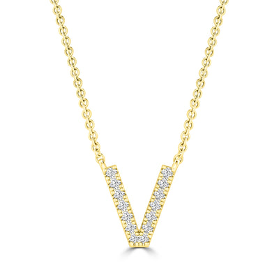 Diamond Letter Necklace | Pre-Order