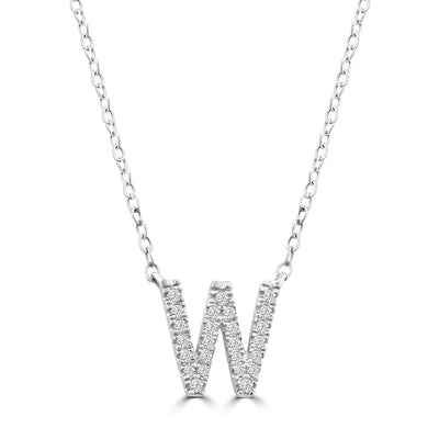 Diamond Letter Necklace | Pre-Order