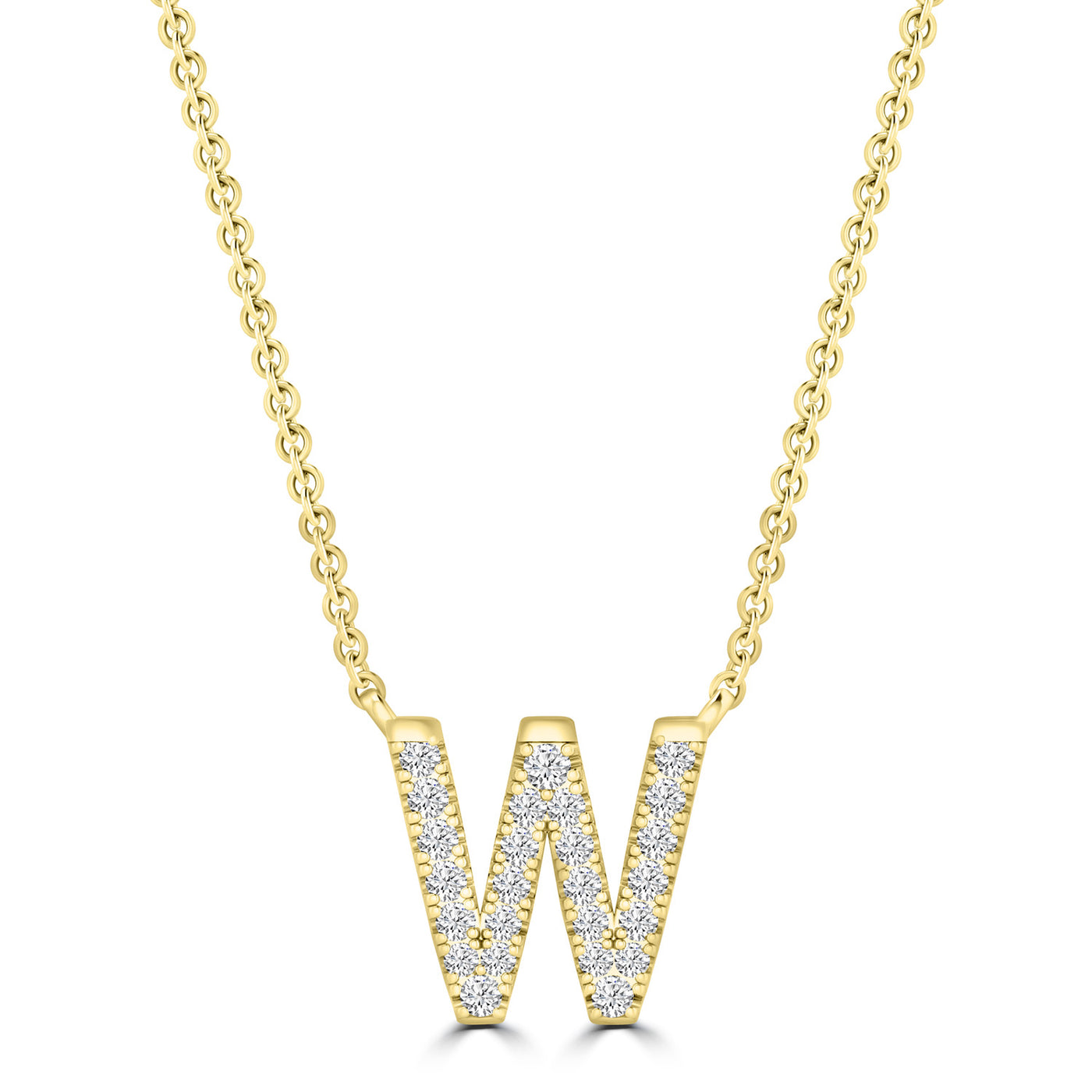 Diamond Letter Necklace | Pre-Order