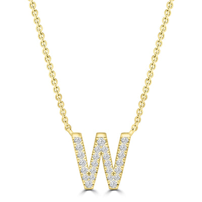 Diamond Letter Necklace | Pre-Order