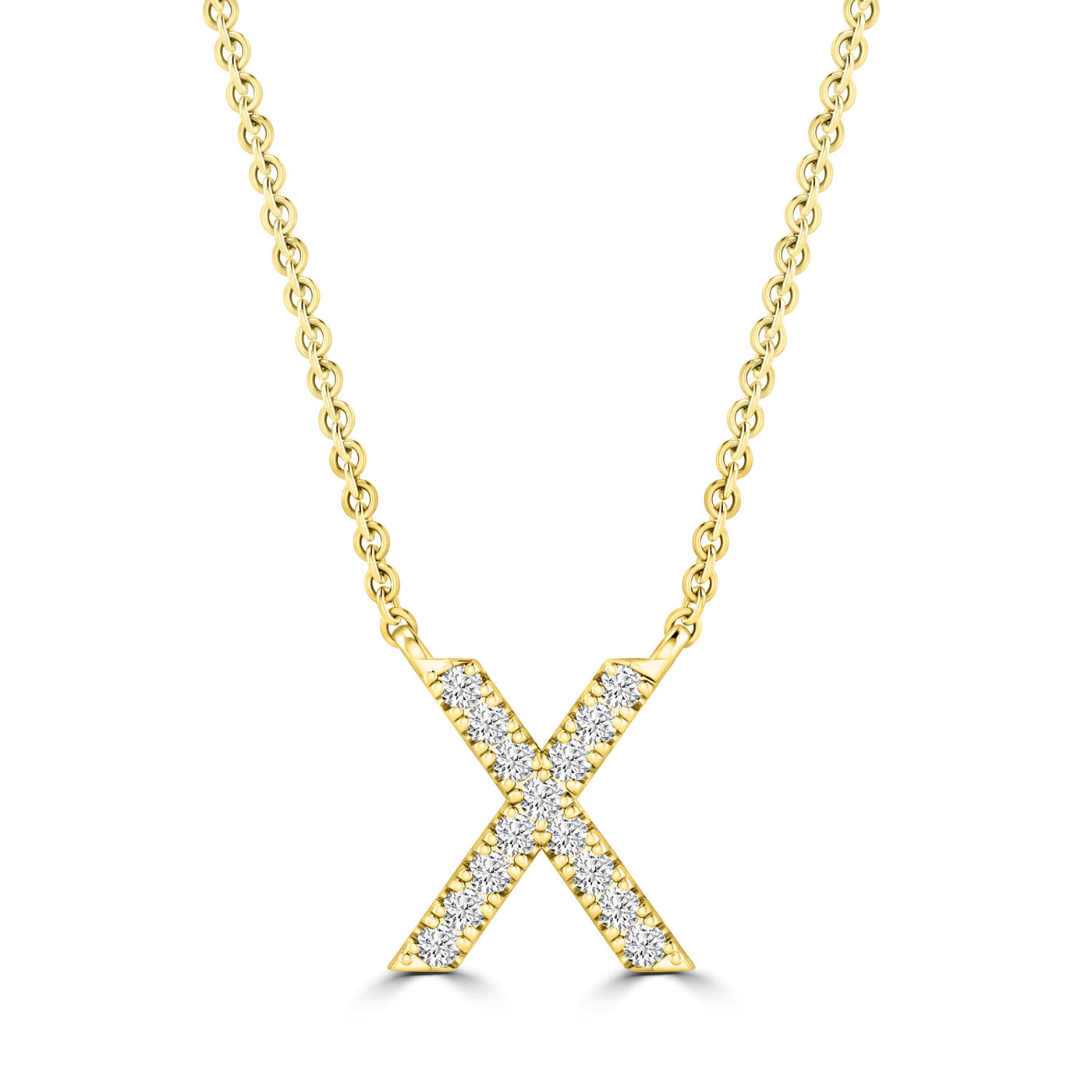 Diamond Letter Necklace | Pre-Order