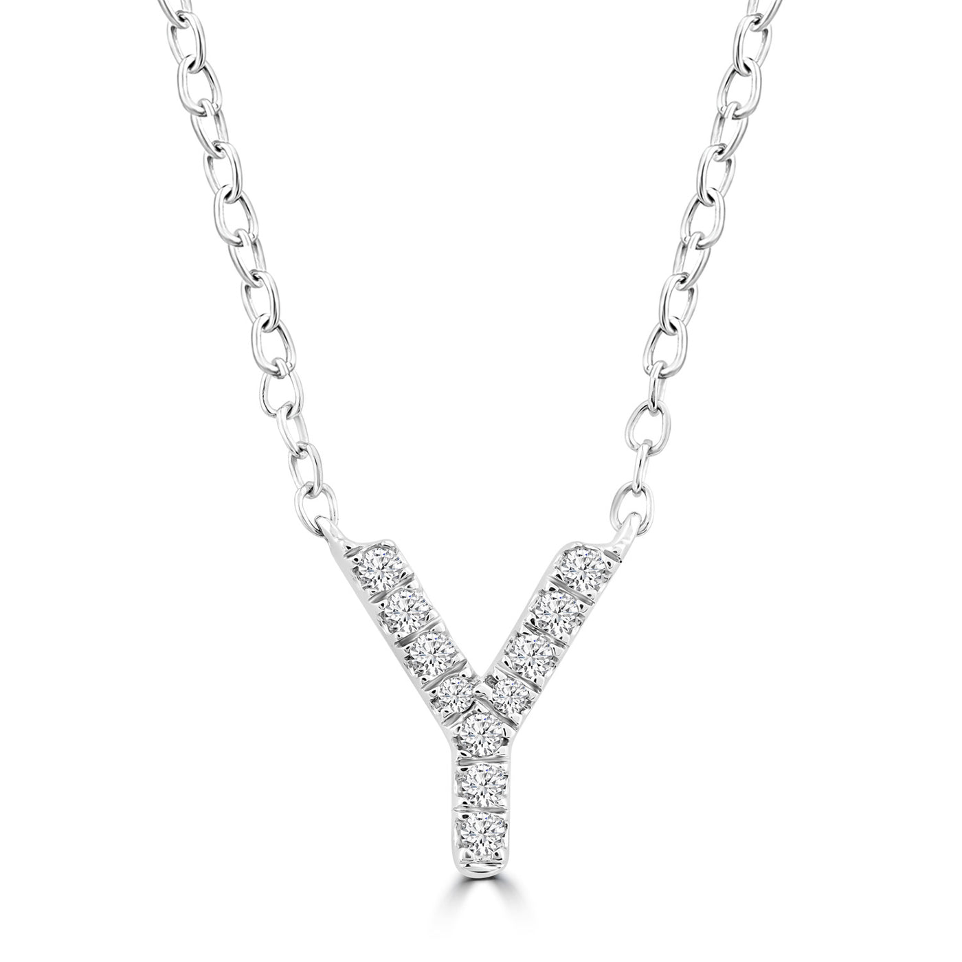 Diamond Letter Necklace | Pre-Order