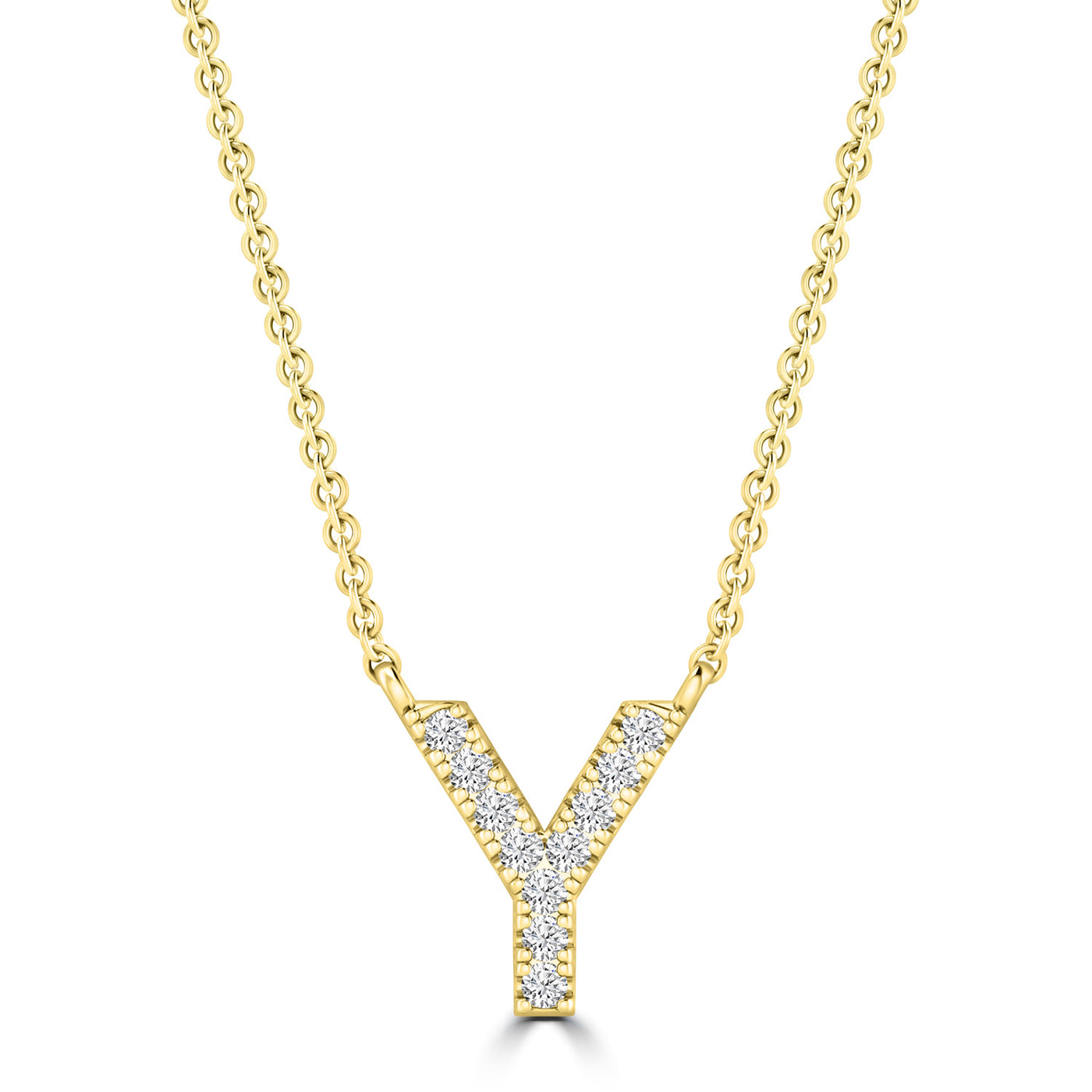 Diamond Letter Necklace | Pre-Order