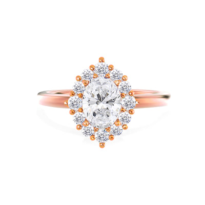 Lab Grown Diamond Halo Engagement Ring - Mia