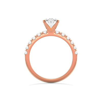 Oval Lab Grown Diamond Engagement Ring - Belle