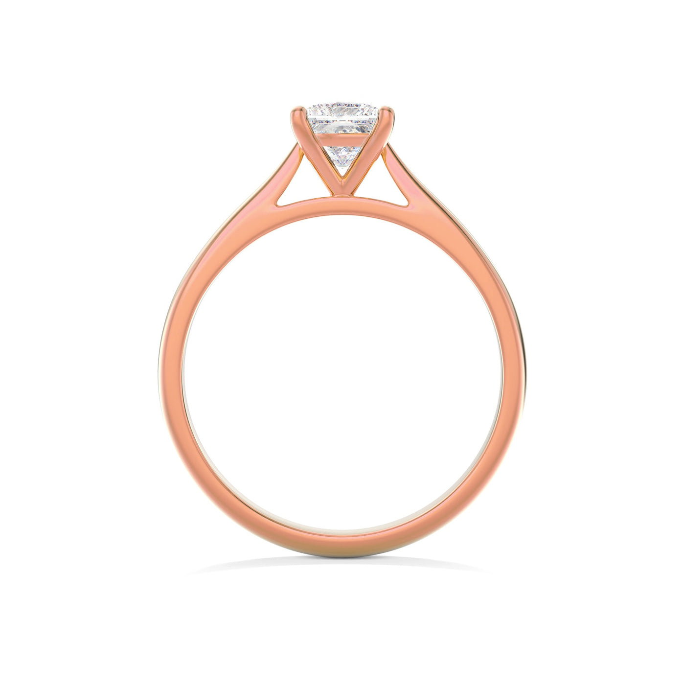 Round Cut Lab Grown Diamond Engagement Ring - Vicenza