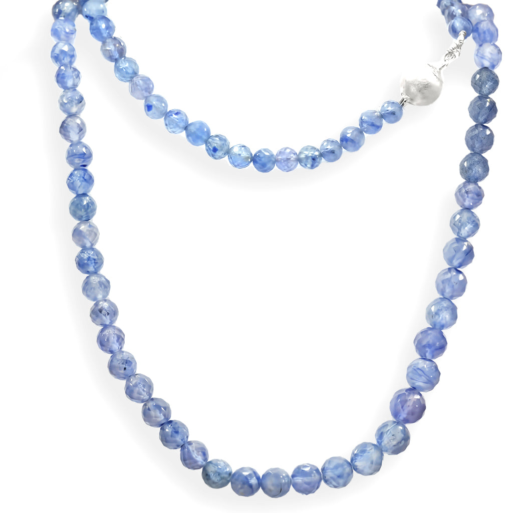 Sapphire Beaded Necklace