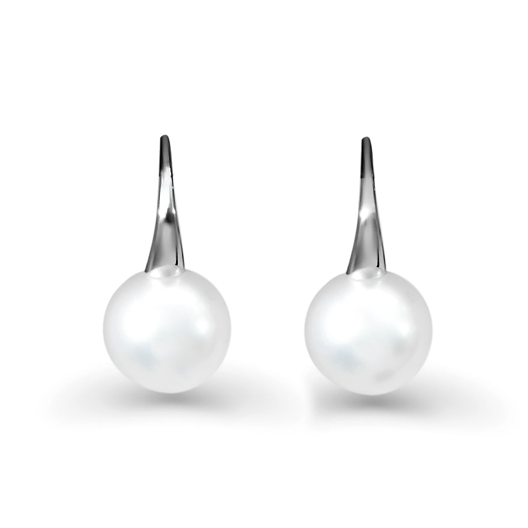 Autore Pearls 18K White Gold South Sea Pearl Earrings - 10mm