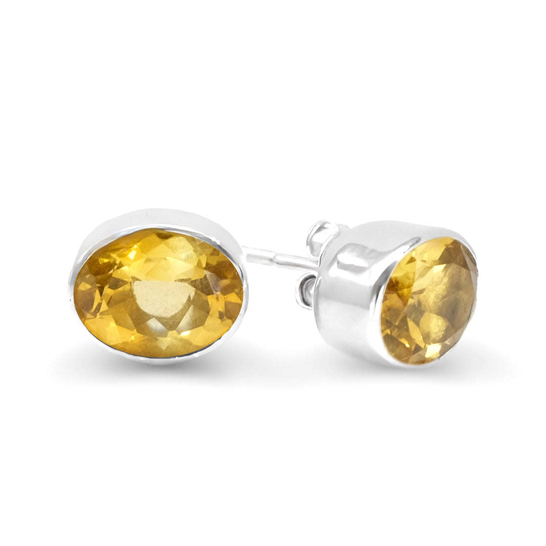 Sterling Silver Citrine Earrings