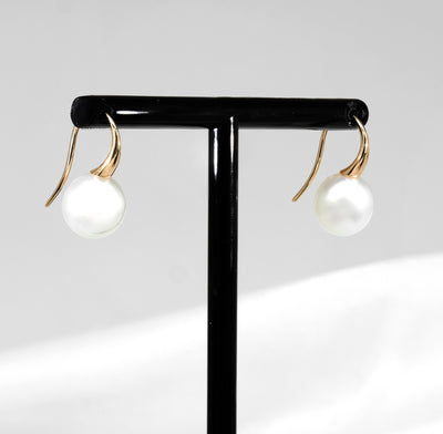 Autore Pearls 18K Rose Gold South Sea Pearl Earrings - 10mm