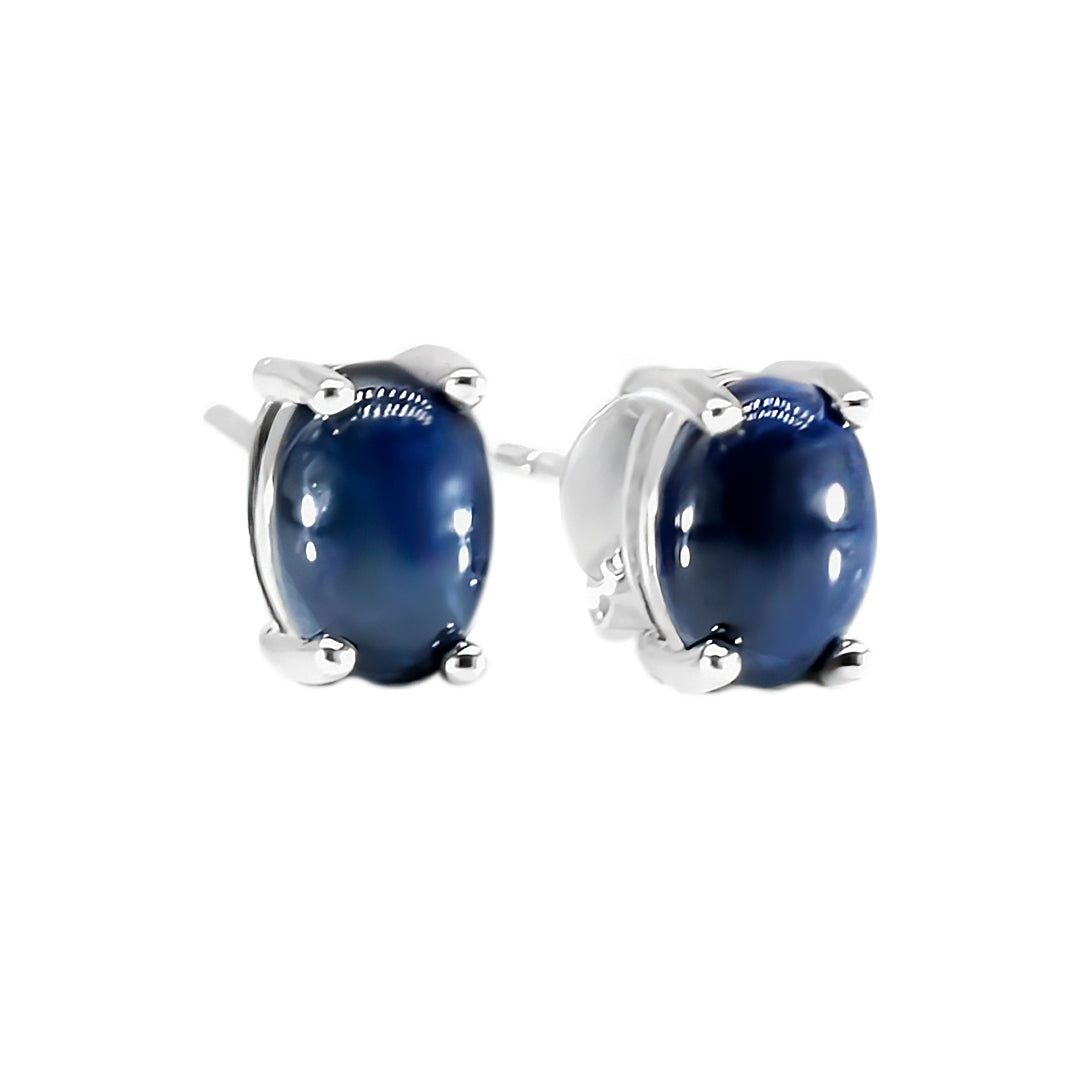 Sterling Silver Sapphire Earrings