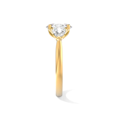 The Angelina Ring - Oval Lab Grown Diamond Trilogy