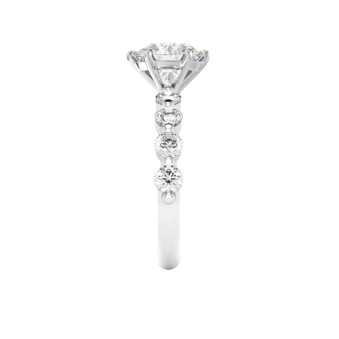 Oval Lab Grown Diamond Engagement Ring - Abigail