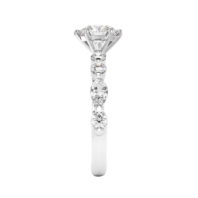 Oval Lab Grown Diamond Engagement Ring - Abigail2