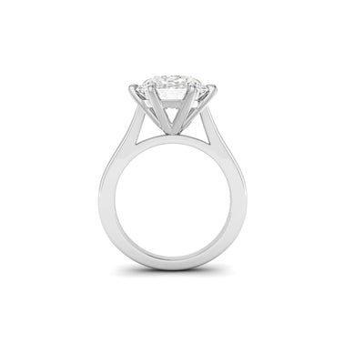 Cathedral Solitaire  Lab Grown Diamond Engagement Ring 6 Claw