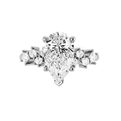 Lab Grown Diamond Engagement Ring - Lillian