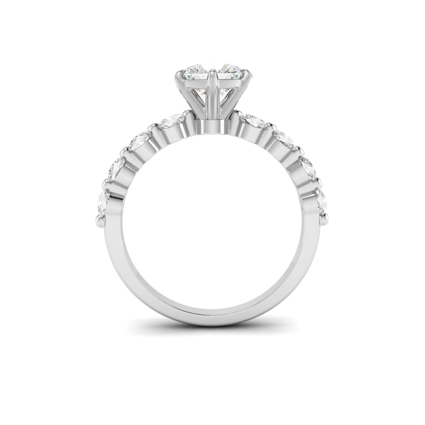 Oval Lab Grown Diamond Engagement Ring - Abigail