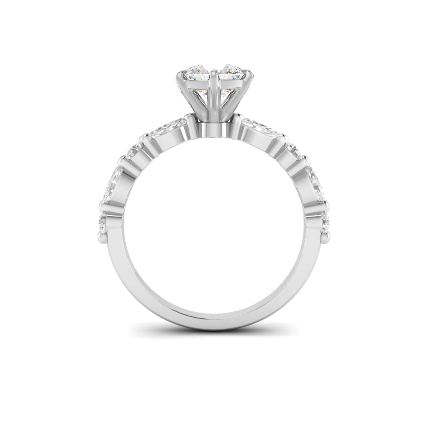 Oval Lab Grown Diamond Engagement Ring - Abigail2