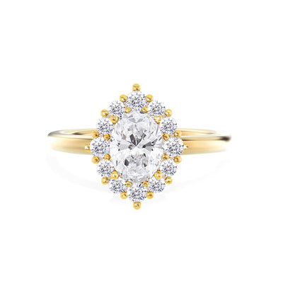 Lab Grown Diamond Halo Engagement Ring - Mia