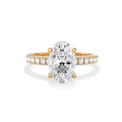 Oval Lab Grown Diamond Engagement Ring - Florence