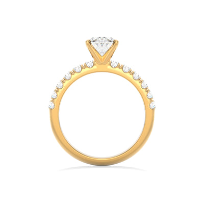 Oval Lab Grown Diamond Engagement Ring - Belle