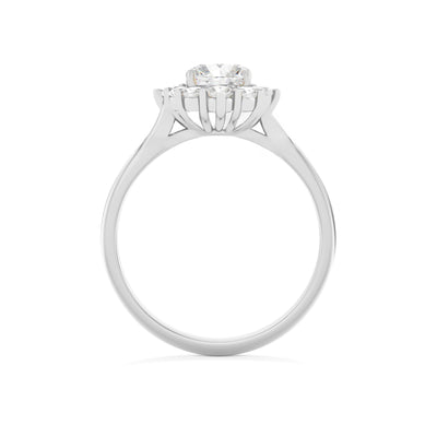 Lab Grown Diamond Halo Engagement Ring - Mia