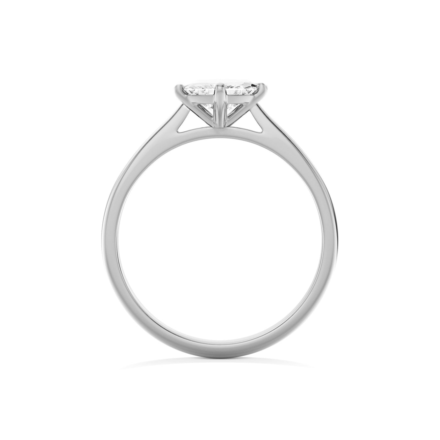 The Elena Ring - Cathedral Set Marquise Solitaire - Lab Grown Diamond