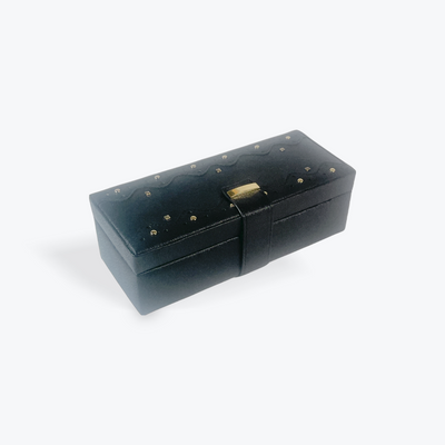 Black Jewellery Box With Studs
