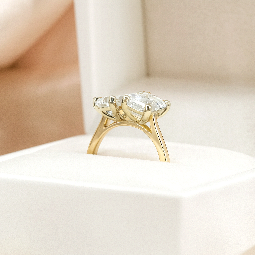 Two Stone Engagement Ring  | Toi et Moi style