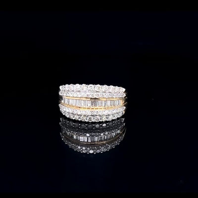 10K Yellow Gold Diamond Ring