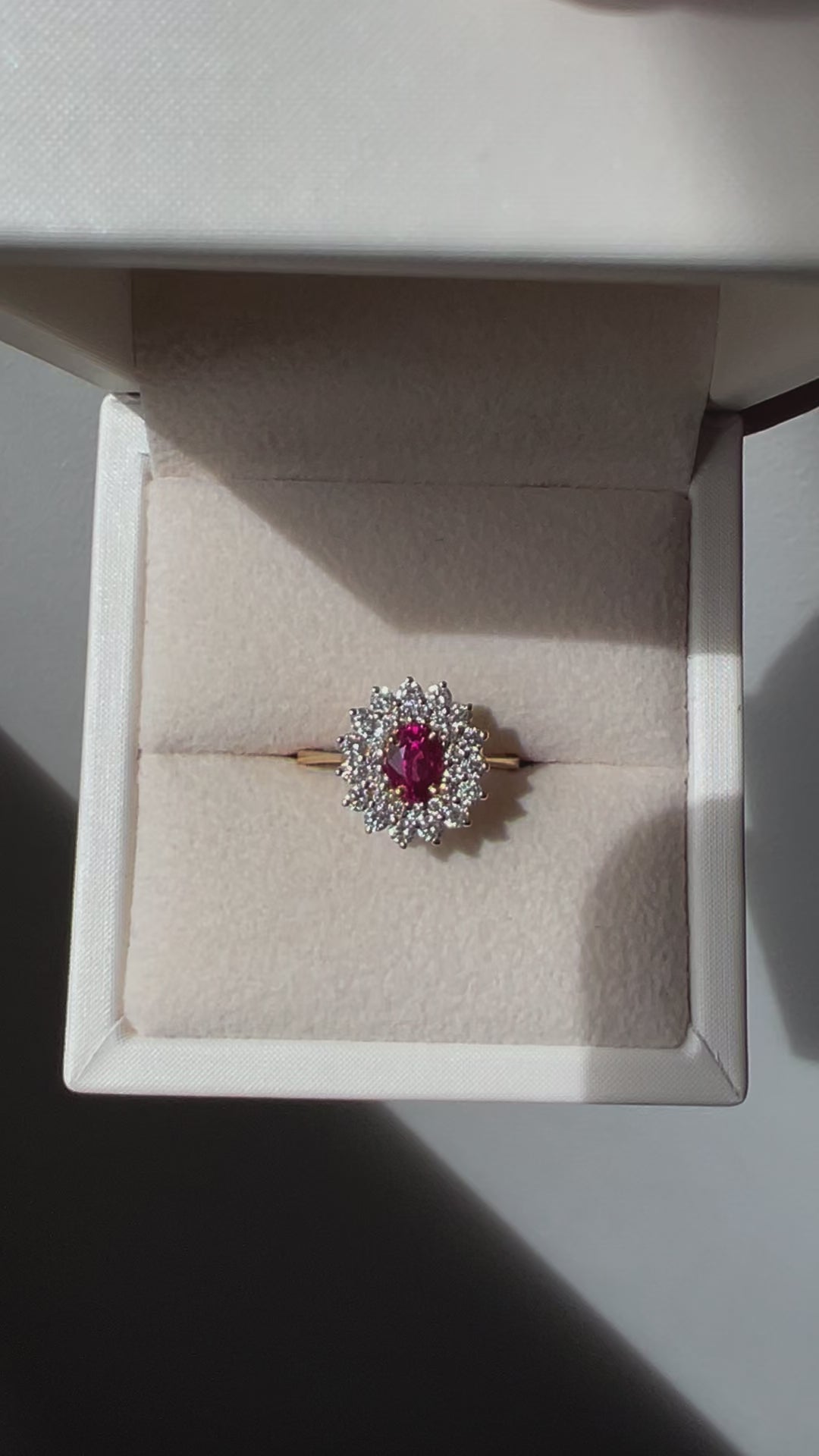 Yellow Gold Ruby & Diamond Ring