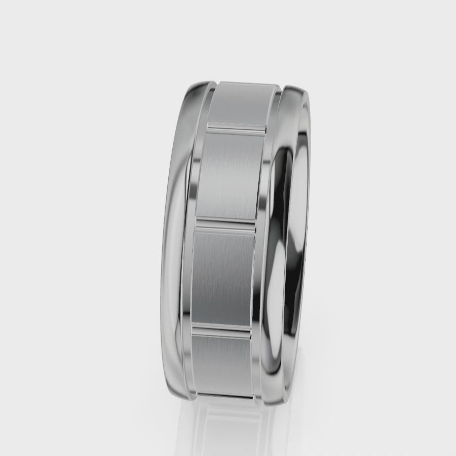 Infinity Mens Wedding Ring IN1108